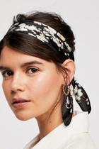 Sweet Valley Printed Silk Bandana By Pretty Persuasions At Free People